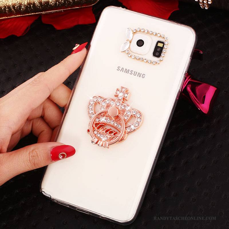 Hülle Samsung Galaxy Note 5 Strass Weiß, Case Samsung Galaxy Note 5 Schutz