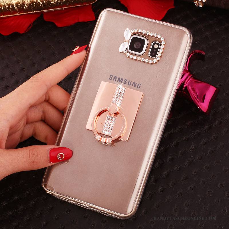 Hülle Samsung Galaxy Note 5 Strass Weiß, Case Samsung Galaxy Note 5 Schutz