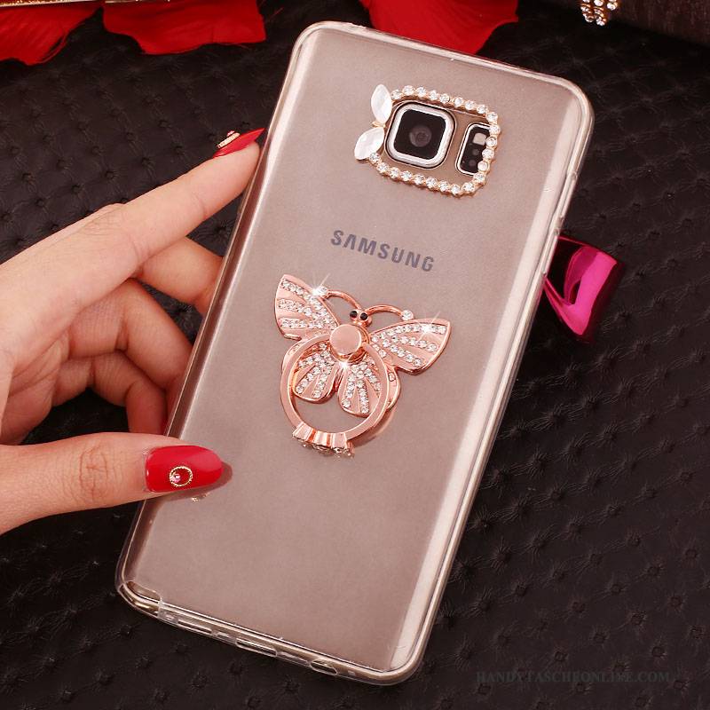 Hülle Samsung Galaxy Note 5 Strass Weiß, Case Samsung Galaxy Note 5 Schutz