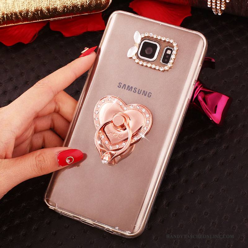 Hülle Samsung Galaxy Note 5 Strass Weiß, Case Samsung Galaxy Note 5 Schutz