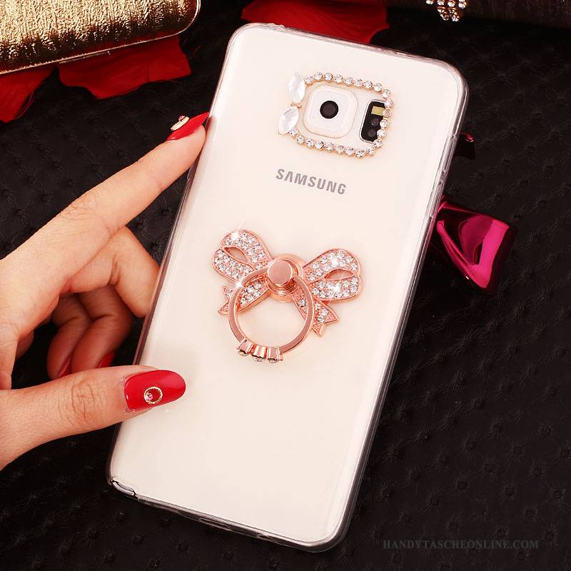 Hülle Samsung Galaxy Note 5 Strass Weiß, Case Samsung Galaxy Note 5 Schutz