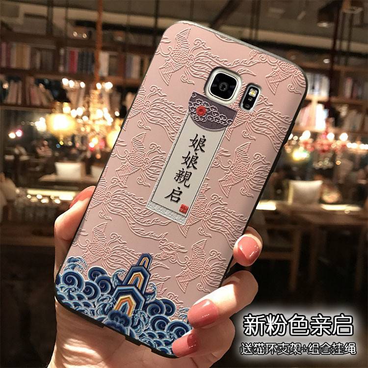 Hülle Samsung Galaxy Note 5 Taschen Handyhüllen Chinesische Art, Case Samsung Galaxy Note 5 Silikon Anti-sturz Hängende Verzierungen