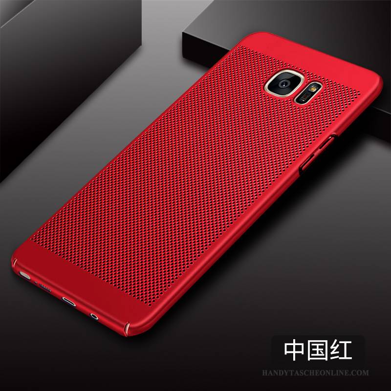 Hülle Samsung Galaxy Note 5 Taschen Rot Handyhüllen, Case Samsung Galaxy Note 5 Schutz Ring Schwer