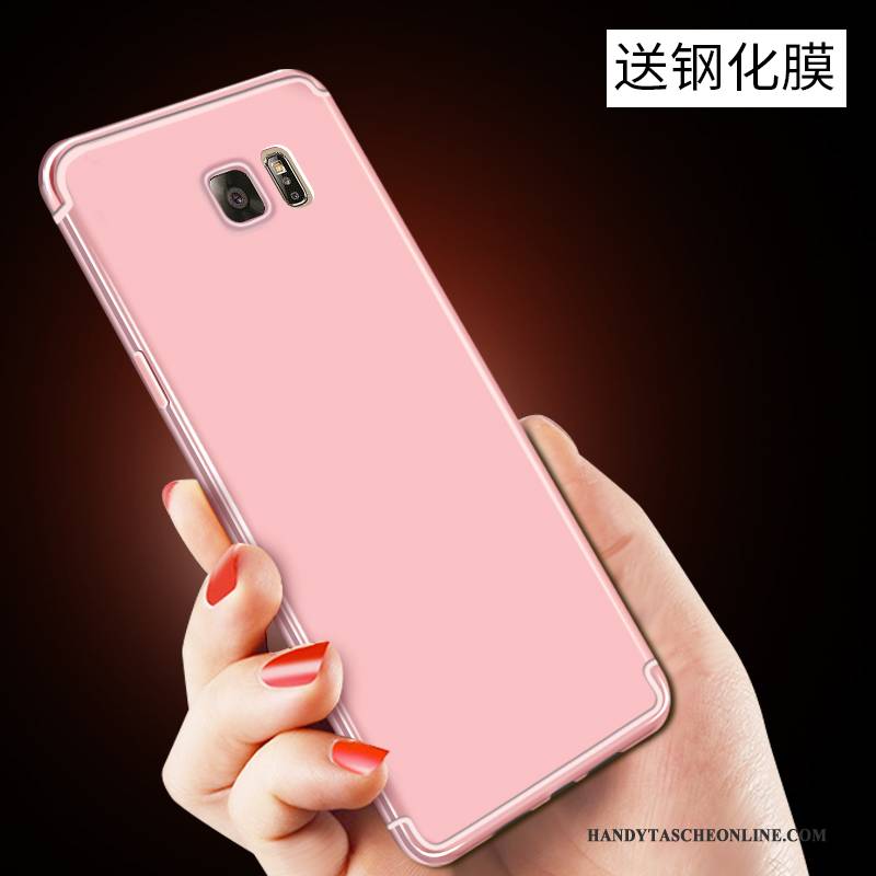 Hülle Samsung Galaxy Note 5 Weiche Handyhüllen Rosa, Case Samsung Galaxy Note 5 Schutz Ring