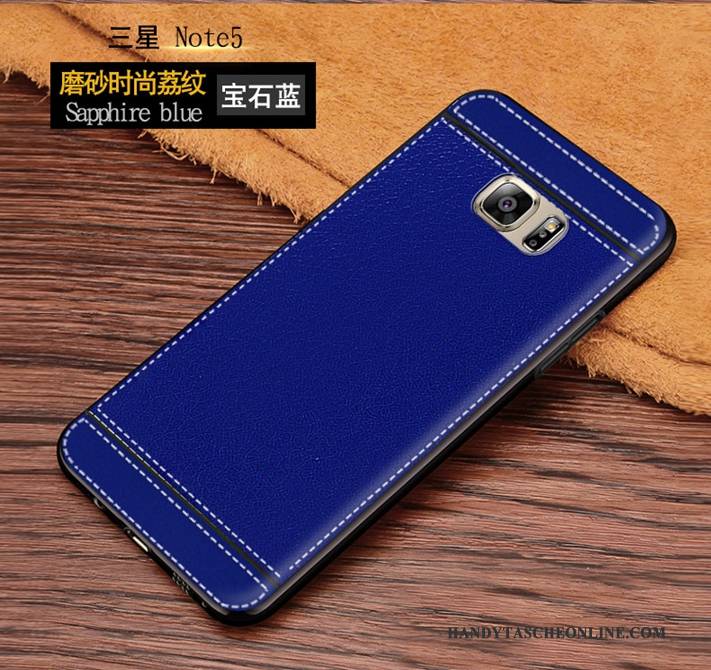 Hülle Samsung Galaxy Note 5 Weiche Nubuck Neu, Case Samsung Galaxy Note 5 Schutz Anti-sturz Trend