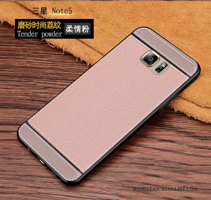 Hülle Samsung Galaxy Note 5 Weiche Nubuck Neu, Case Samsung Galaxy Note 5 Schutz Anti-sturz Trend