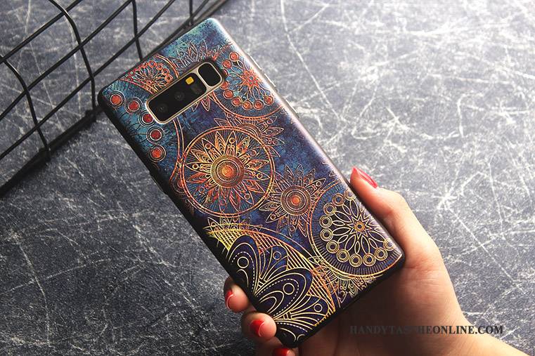 Hülle Samsung Galaxy Note 8 Farbe Anti-sturz Handyhüllen, Case Samsung Galaxy Note 8 Taschen Schlank Nubuck