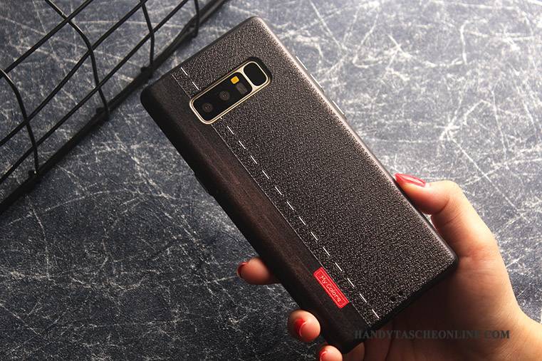 Hülle Samsung Galaxy Note 8 Farbe Anti-sturz Handyhüllen, Case Samsung Galaxy Note 8 Taschen Schlank Nubuck