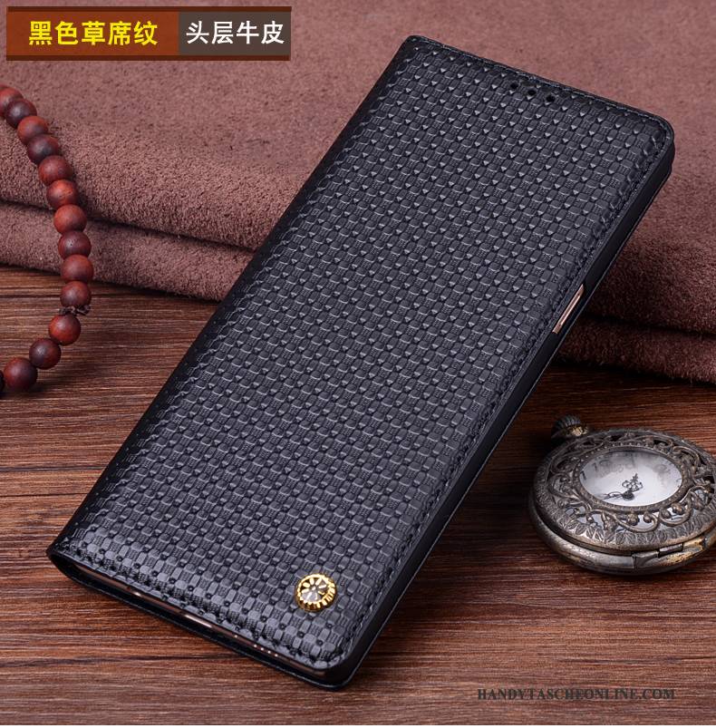 Hülle Samsung Galaxy Note 8 Leder Handyhüllen Braun, Case Samsung Galaxy Note 8 Schutz