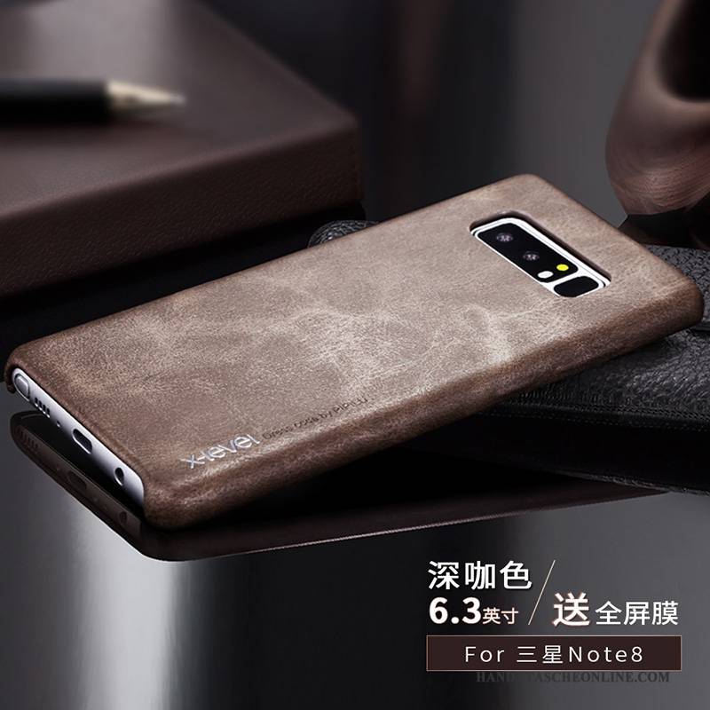 Hülle Samsung Galaxy Note 8 Lederhülle Anti-sturz Handyhüllen, Case Samsung Galaxy Note 8 Kreativ Neu Schlank