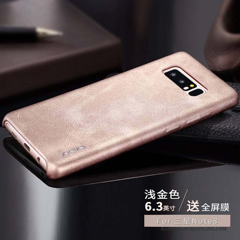 Hülle Samsung Galaxy Note 8 Lederhülle Anti-sturz Handyhüllen, Case Samsung Galaxy Note 8 Kreativ Neu Schlank