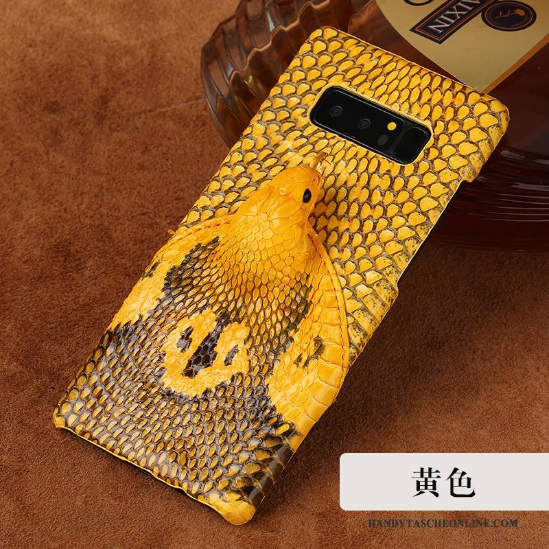 Hülle Samsung Galaxy Note 8 Lederhülle Handyhüllen Elegant, Case Samsung Galaxy Note 8 Retro Trend Angepasst