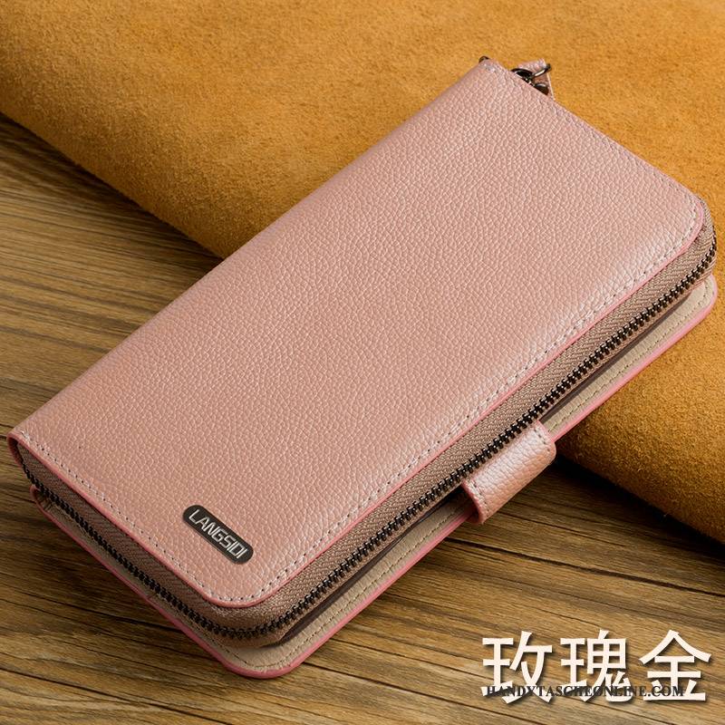 Hülle Samsung Galaxy Note 8 Lederhülle Handyhüllen Schwarz, Case Samsung Galaxy Note 8 Geldbörse Clutch Anti-sturz