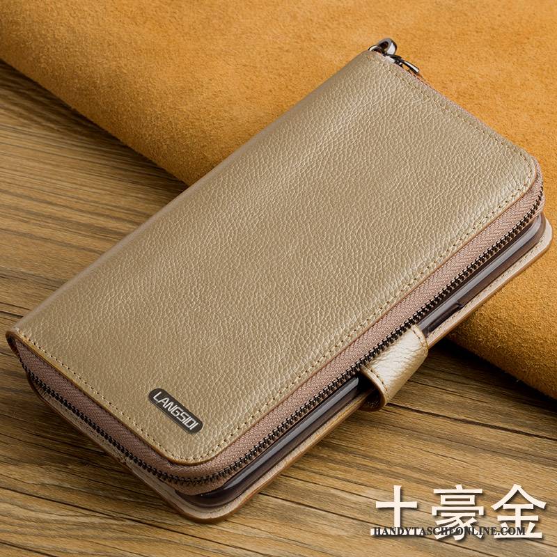 Hülle Samsung Galaxy Note 8 Lederhülle Handyhüllen Schwarz, Case Samsung Galaxy Note 8 Geldbörse Clutch Anti-sturz