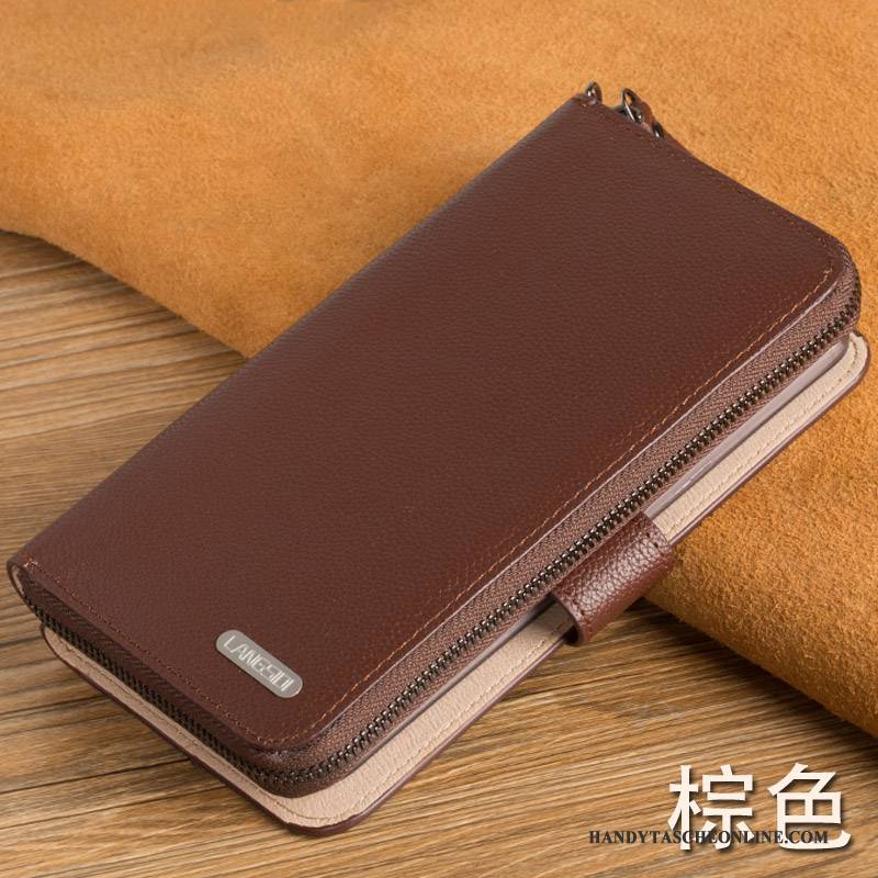 Hülle Samsung Galaxy Note 8 Lederhülle Handyhüllen Schwarz, Case Samsung Galaxy Note 8 Geldbörse Clutch Anti-sturz