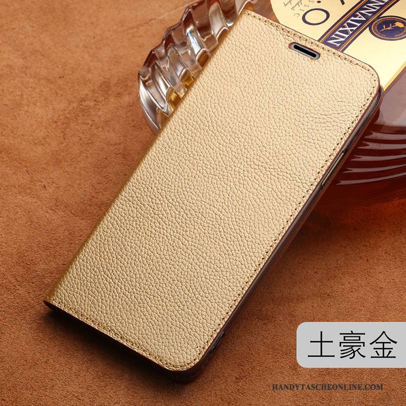 Hülle Samsung Galaxy Note 8 Luxus Handyhüllen Gold, Case Samsung Galaxy Note 8 Folio Anti-sturz Neu