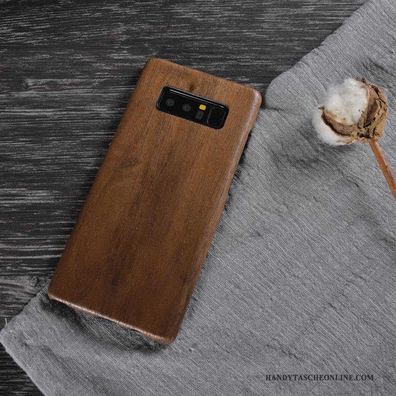 Hülle Samsung Galaxy Note 8 Massivholz Handyhüllen Holz, Case Samsung Galaxy Note 8 Schutz