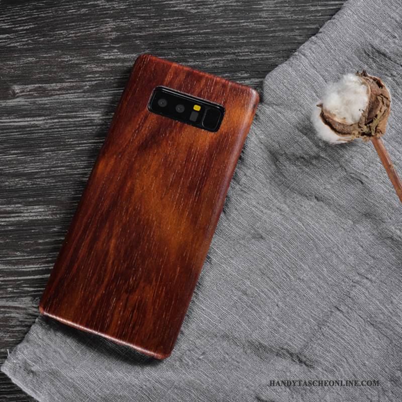 Hülle Samsung Galaxy Note 8 Massivholz Handyhüllen Holz, Case Samsung Galaxy Note 8 Schutz