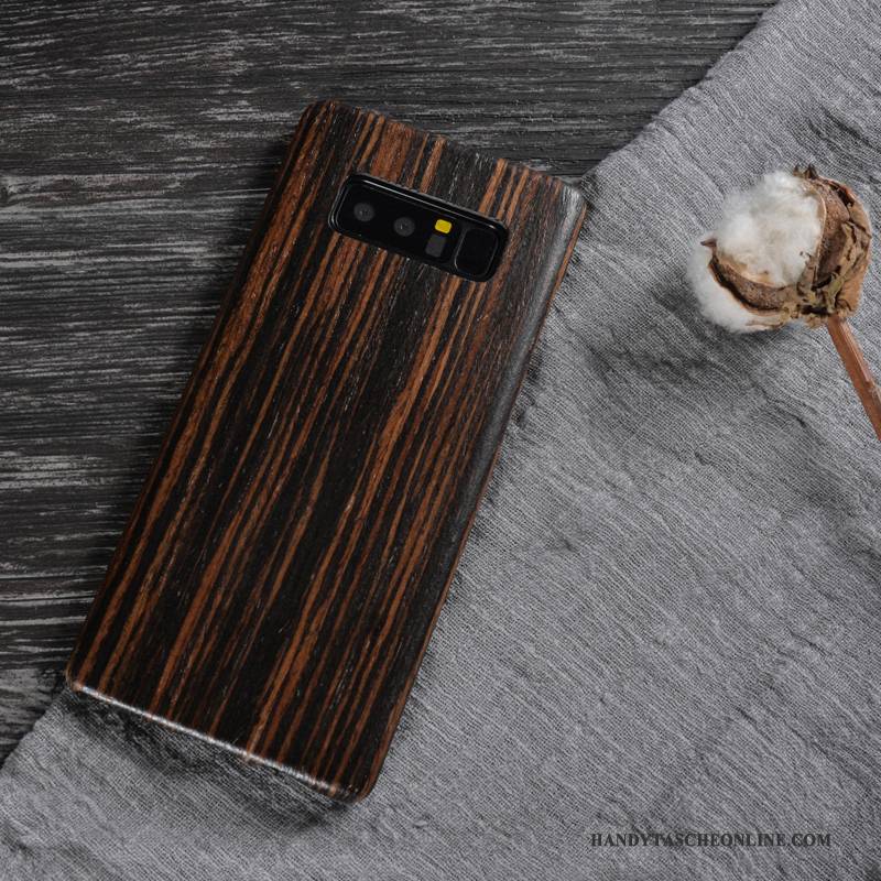 Hülle Samsung Galaxy Note 8 Massivholz Handyhüllen Holz, Case Samsung Galaxy Note 8 Schutz