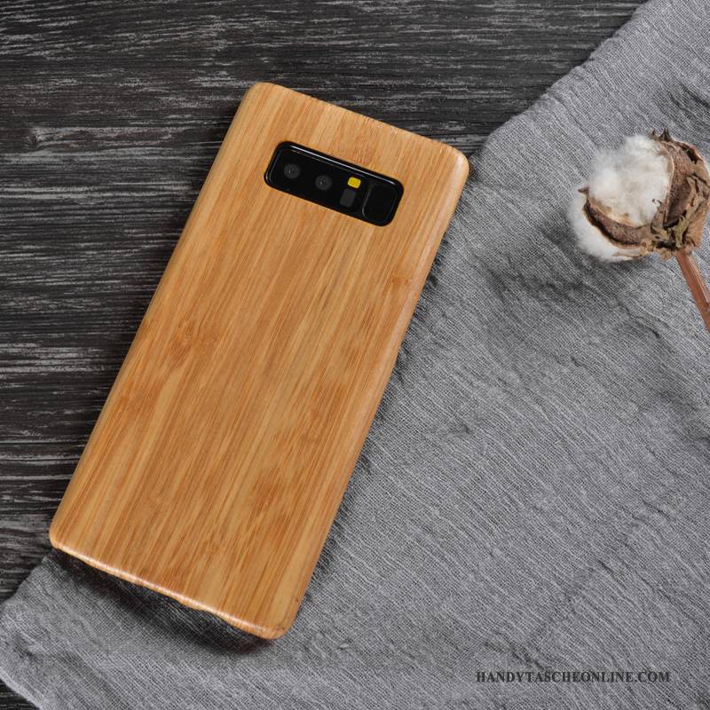 Hülle Samsung Galaxy Note 8 Massivholz Handyhüllen Holz, Case Samsung Galaxy Note 8 Schutz