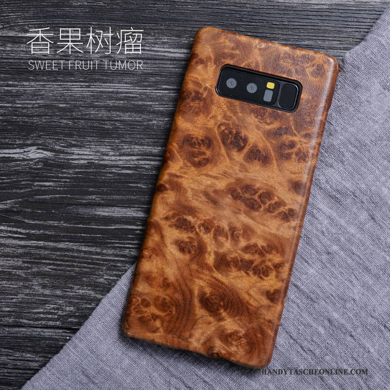 Hülle Samsung Galaxy Note 8 Massivholz Handyhüllen Holz, Case Samsung Galaxy Note 8 Schutz