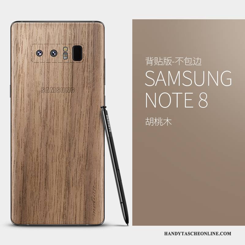 Hülle Samsung Galaxy Note 8 Massivholz Handyhüllen Schlank, Case Samsung Galaxy Note 8 Taschen