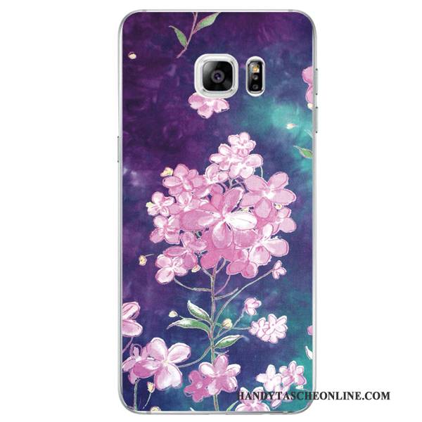 Hülle Samsung Galaxy Note 8 Retro Handbemalte Anti-sturz, Case Samsung Galaxy Note 8 Taschen Chinesische Art Blau