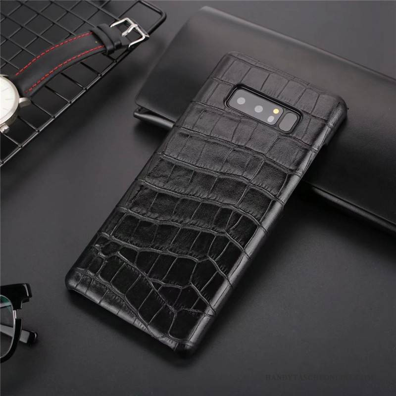 Hülle Samsung Galaxy Note 8 Schutz Anti-sturz Neu, Case Samsung Galaxy Note 8 Leder Handyhüllen Business