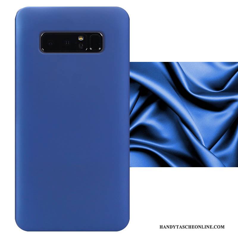 Hülle Samsung Galaxy Note 8 Schutz Farbe Anti-sturz, Case Samsung Galaxy Note 8 Handyhüllen Dunkelblau