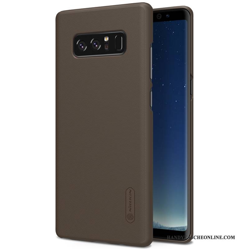 Hülle Samsung Galaxy Note 8 Schutz Gold Nubuck, Case Samsung Galaxy Note 8 Schwer Handyhüllen