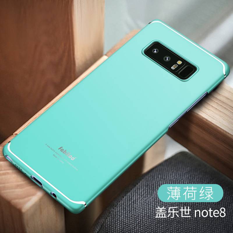 Hülle Samsung Galaxy Note 8 Schutz Grün Schwer, Case Samsung Galaxy Note 8 Einfarbig Handyhüllen