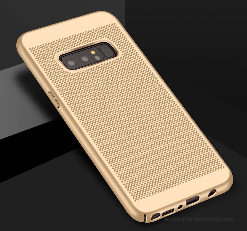 Hülle Samsung Galaxy Note 8 Schutz Mesh Atmungsaktiv, Case Samsung Galaxy Note 8 Farbe Gold