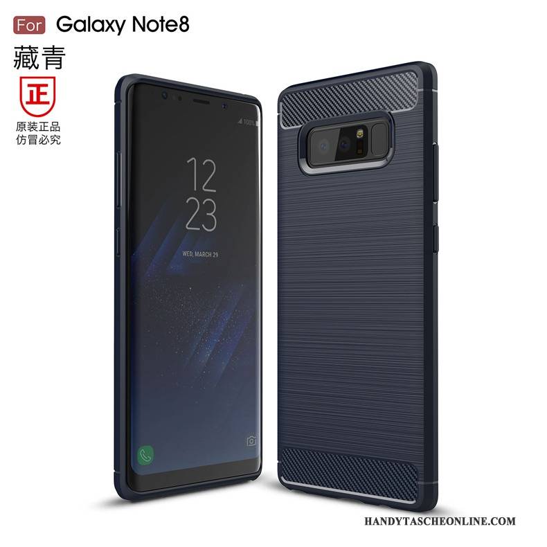 Hülle Samsung Galaxy Note 8 Silikon Anti-sturz Faser, Case Samsung Galaxy Note 8 Weiche Handyhüllen Muster