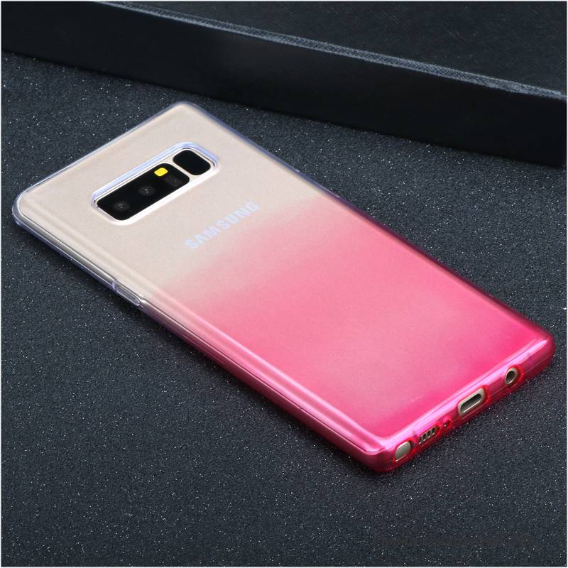 Hülle Samsung Galaxy Note 8 Silikon Anti-sturz Lila, Case Samsung Galaxy Note 8 Kreativ Neu Handyhüllen