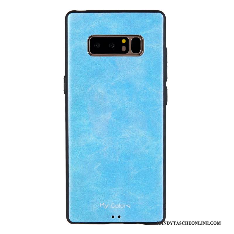 Hülle Samsung Galaxy Note 8 Silikon Einfarbig Nubuck, Case Samsung Galaxy Note 8 Weiche Farbe Handyhüllen