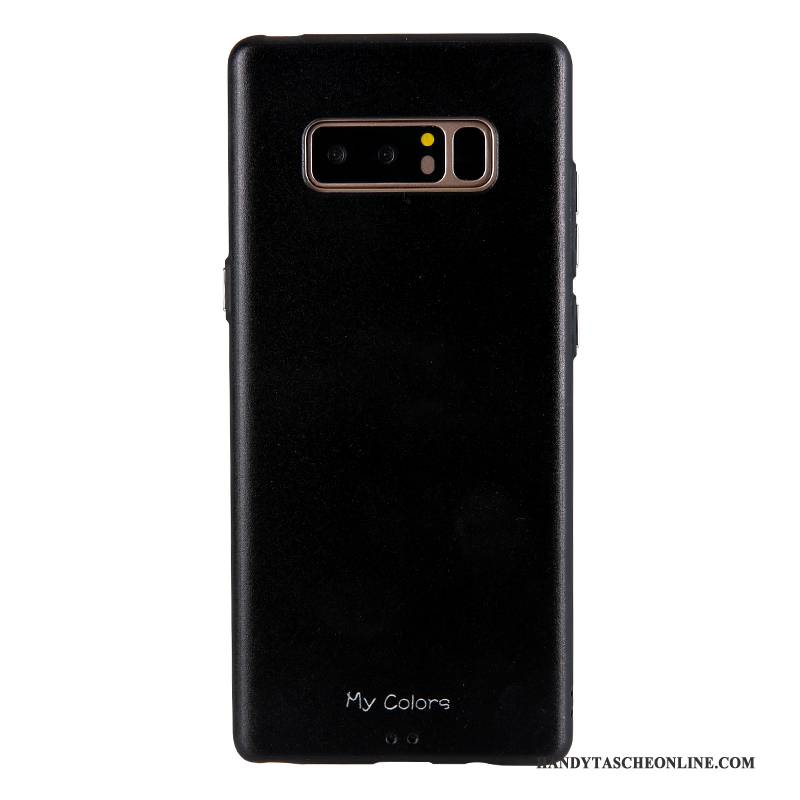 Hülle Samsung Galaxy Note 8 Silikon Einfarbig Nubuck, Case Samsung Galaxy Note 8 Weiche Farbe Handyhüllen