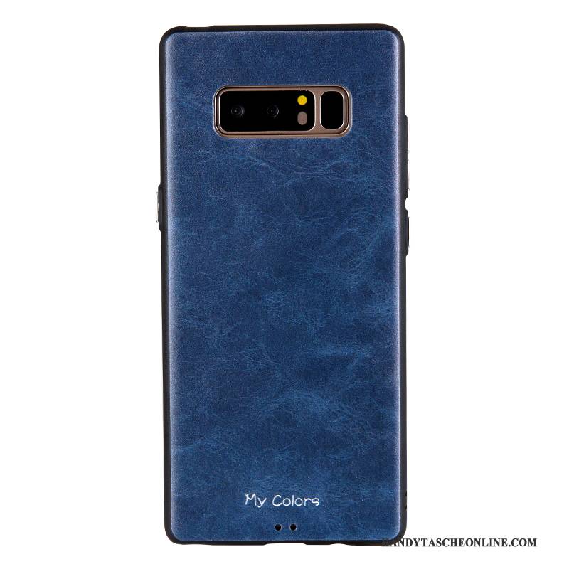 Hülle Samsung Galaxy Note 8 Silikon Einfarbig Nubuck, Case Samsung Galaxy Note 8 Weiche Farbe Handyhüllen