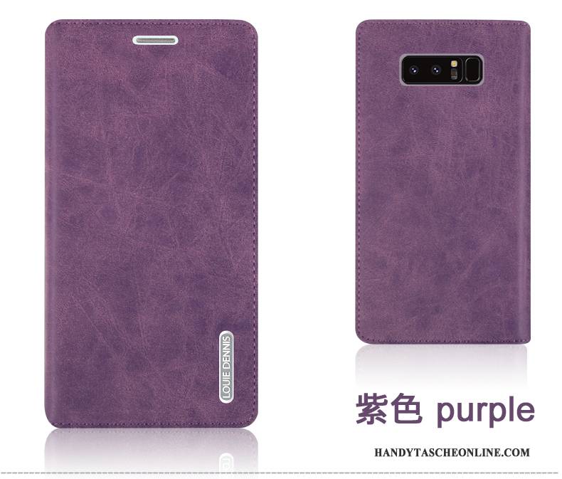 Hülle Samsung Galaxy Note 8 Silikon Handyhüllen Lila, Case Samsung Galaxy Note 8 Weiche