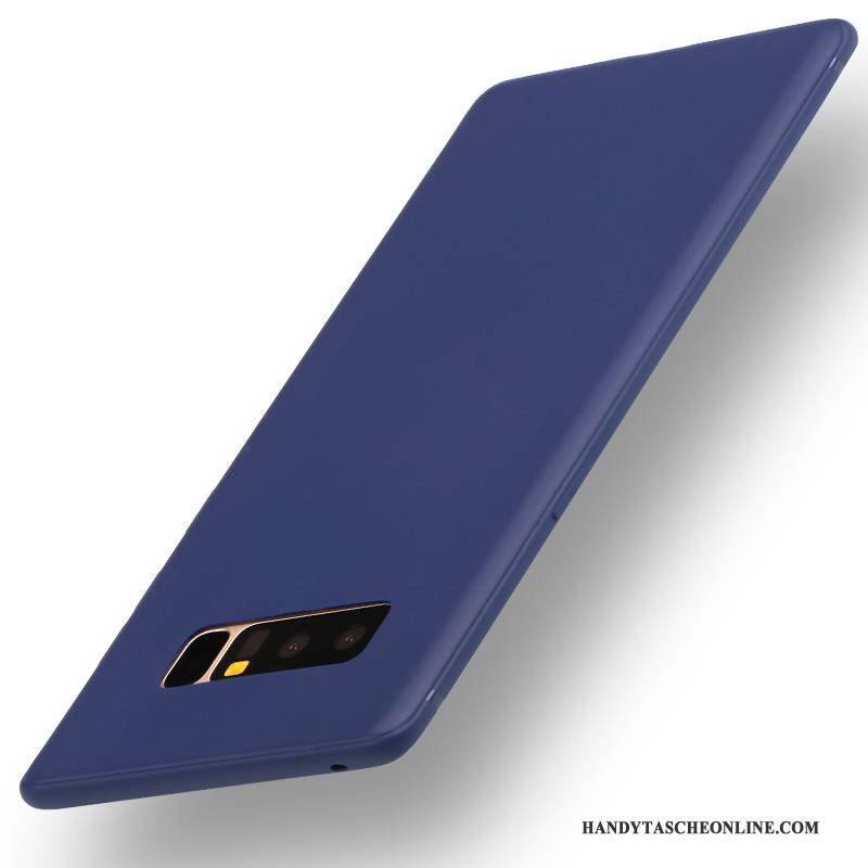 Hülle Samsung Galaxy Note 8 Silikon Schlank Blau, Case Samsung Galaxy Note 8 Weiche Anti-sturz Handyhüllen