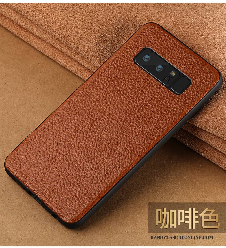 Hülle Samsung Galaxy Note 8 Taschen Handyhüllen Persönlichkeit, Case Samsung Galaxy Note 8 Kreativ Anti-sturz Schwarz