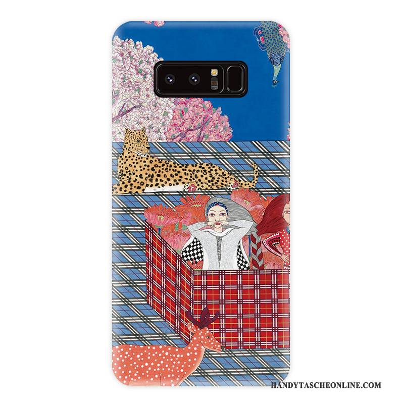 Hülle Samsung Galaxy Note 8 Taschen Handyhüllen Persönlichkeit, Case Samsung Galaxy Note 8 Weiche Wind Blumen