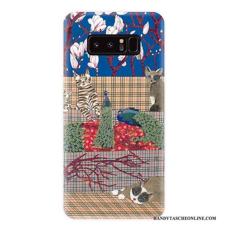 Hülle Samsung Galaxy Note 8 Taschen Handyhüllen Persönlichkeit, Case Samsung Galaxy Note 8 Weiche Wind Blumen