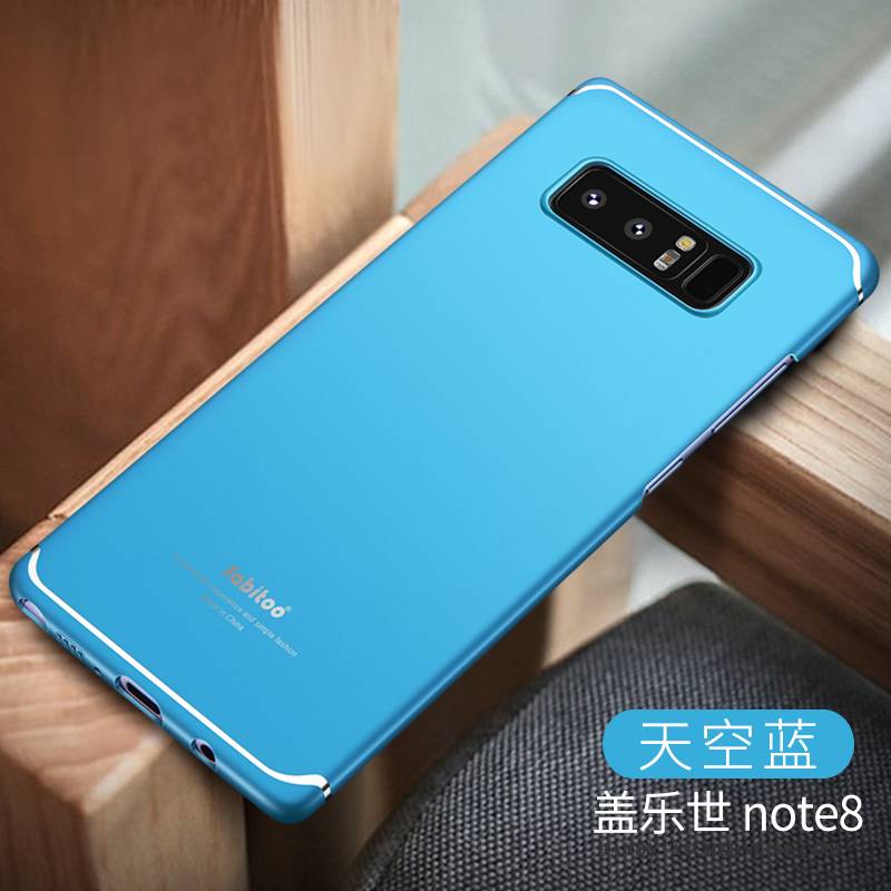 Hülle Samsung Galaxy Note 8 Taschen Handyhüllen Schwer, Case Samsung Galaxy Note 8 Schutz Blau Anti-sturz