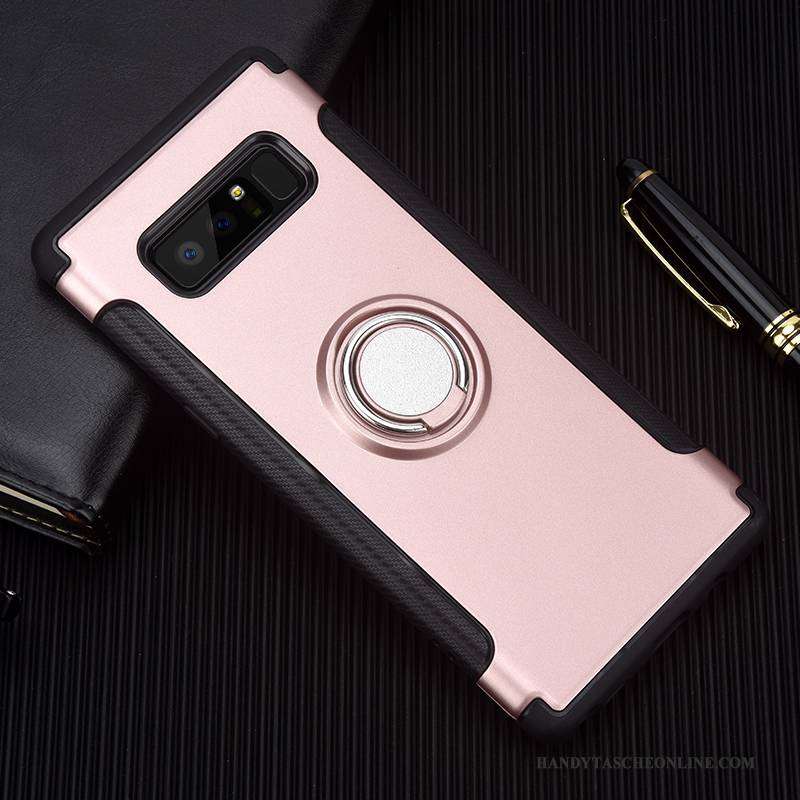 Hülle Samsung Galaxy Note 8 Weiche Handyhüllen Anti-sturz, Case Samsung Galaxy Note 8 Halterung Gold