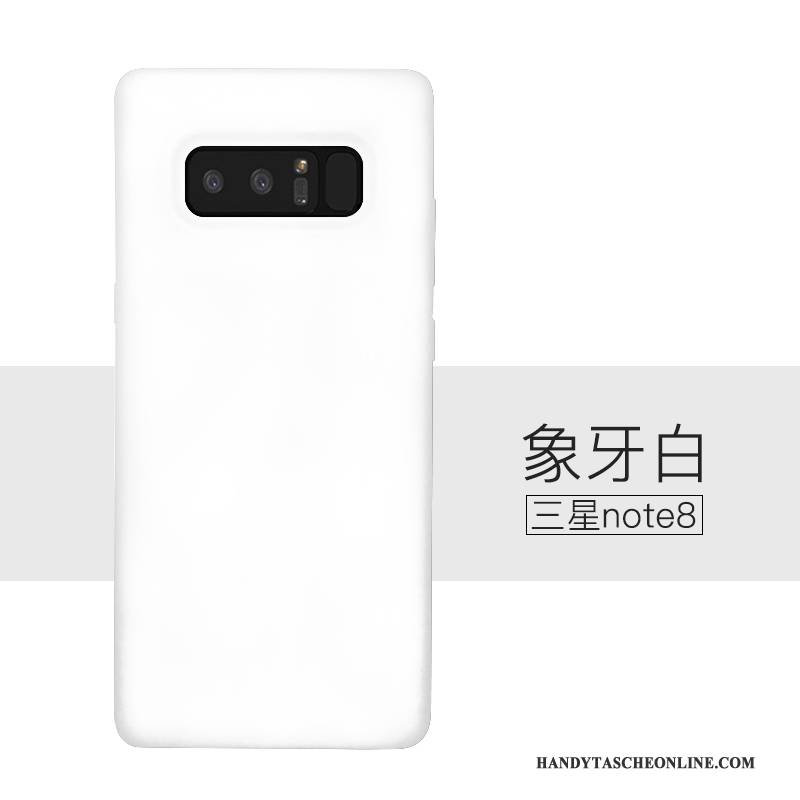 Hülle Samsung Galaxy Note 8 Weiche Handyhüllen Anti-sturz, Case Samsung Galaxy Note 8 Silikon Rot