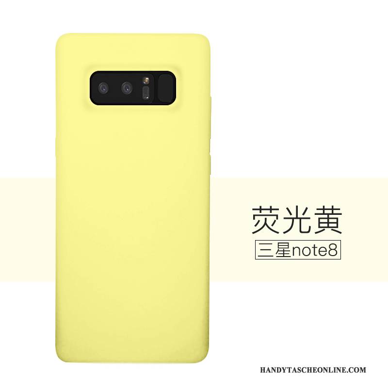 Hülle Samsung Galaxy Note 8 Weiche Handyhüllen Anti-sturz, Case Samsung Galaxy Note 8 Silikon Rot