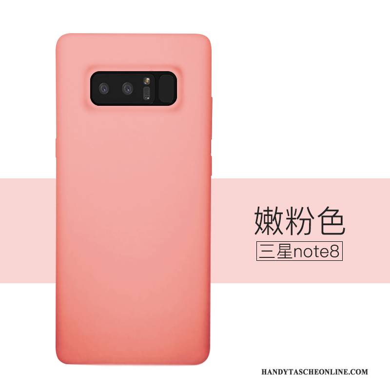 Hülle Samsung Galaxy Note 8 Weiche Handyhüllen Anti-sturz, Case Samsung Galaxy Note 8 Silikon Rot