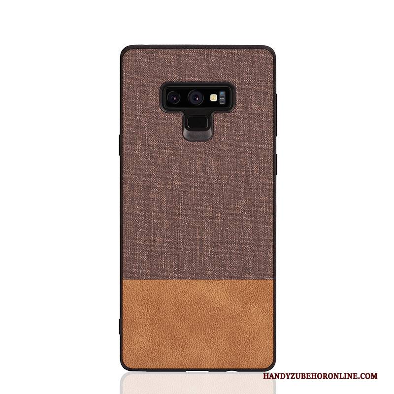 Hülle Samsung Galaxy Note 9 Kreativ Handyhüllen Schwer, Case Samsung Galaxy Note 9 Taschen Nubuck Anti-sturz