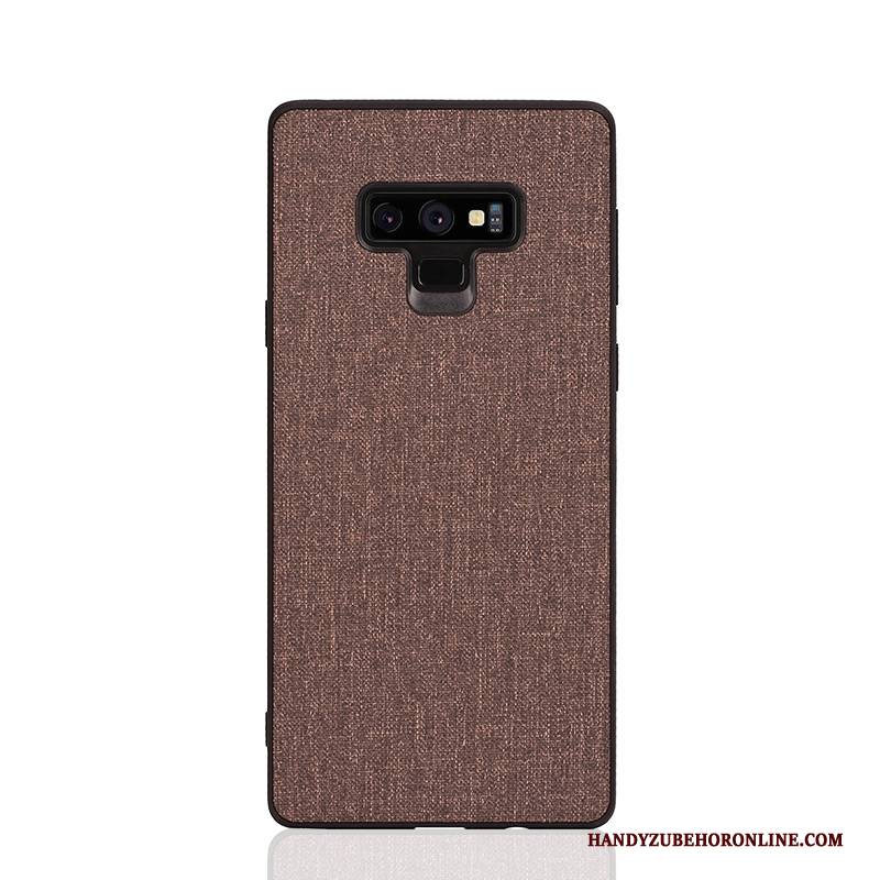 Hülle Samsung Galaxy Note 9 Kreativ Handyhüllen Schwer, Case Samsung Galaxy Note 9 Taschen Nubuck Anti-sturz