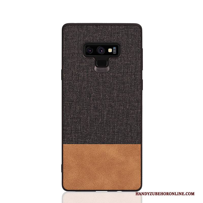 Hülle Samsung Galaxy Note 9 Kreativ Handyhüllen Schwer, Case Samsung Galaxy Note 9 Taschen Nubuck Anti-sturz